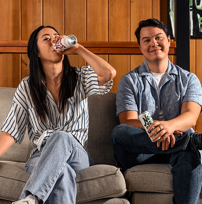 Not Too Sweet founders with product